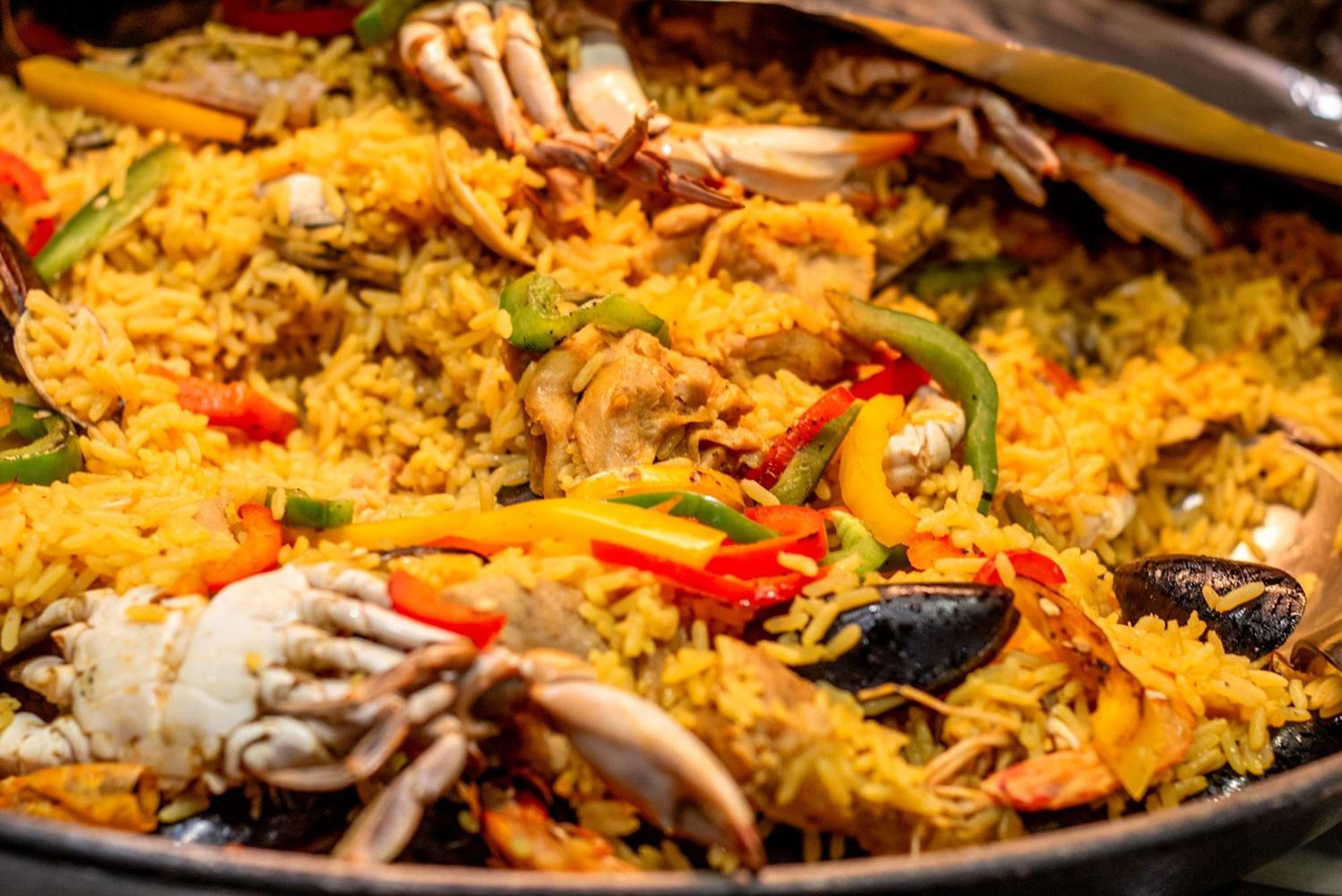 فندق كامينو ريال أيروبويرتو مدينة مكسيكو المظهر الخارجي الصورة Crab biryani